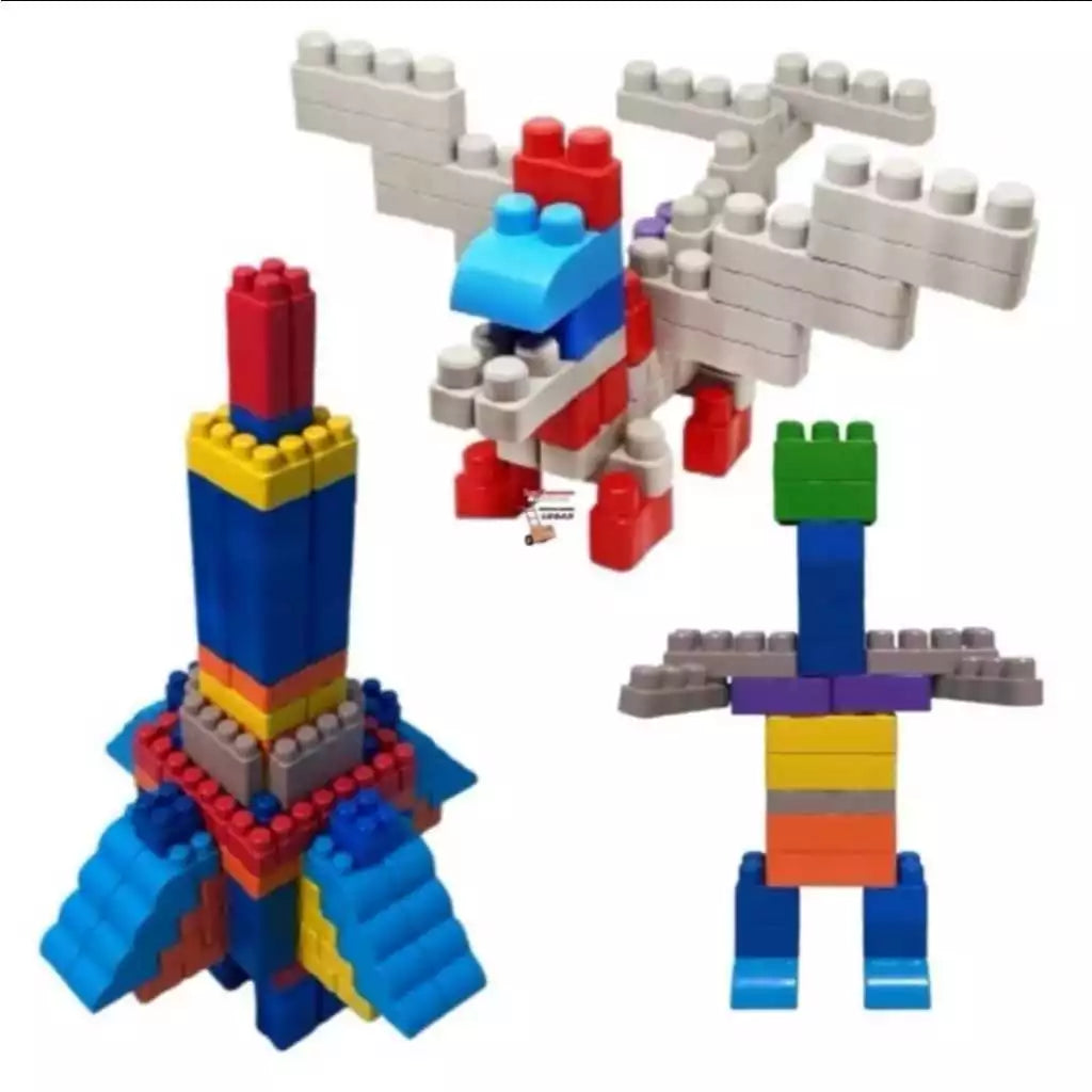 Blocos de Montar 280 Peças com Caminhãozinho | Brinquedo Educativo Criativo para Crianças – Brincaae