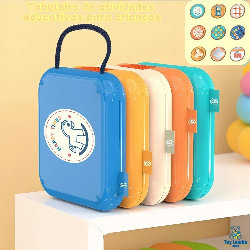 Brinquedo Sensorial Montessori 6 Lados | Cubo de Atividades Educativo para Crianças 3+ – Brincaae