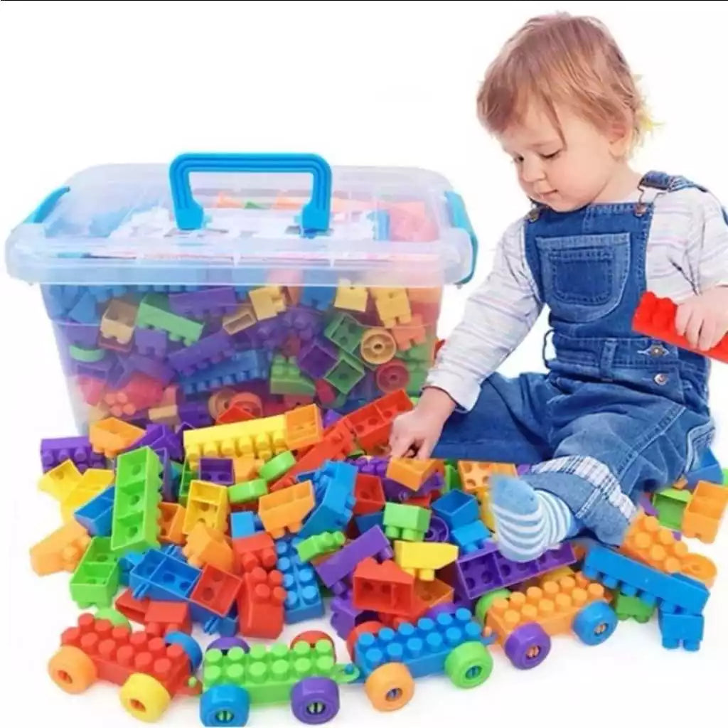 Blocos de Montar 280 Peças com Caminhãozinho | Brinquedo Educativo Criativo para Crianças – Brincaae