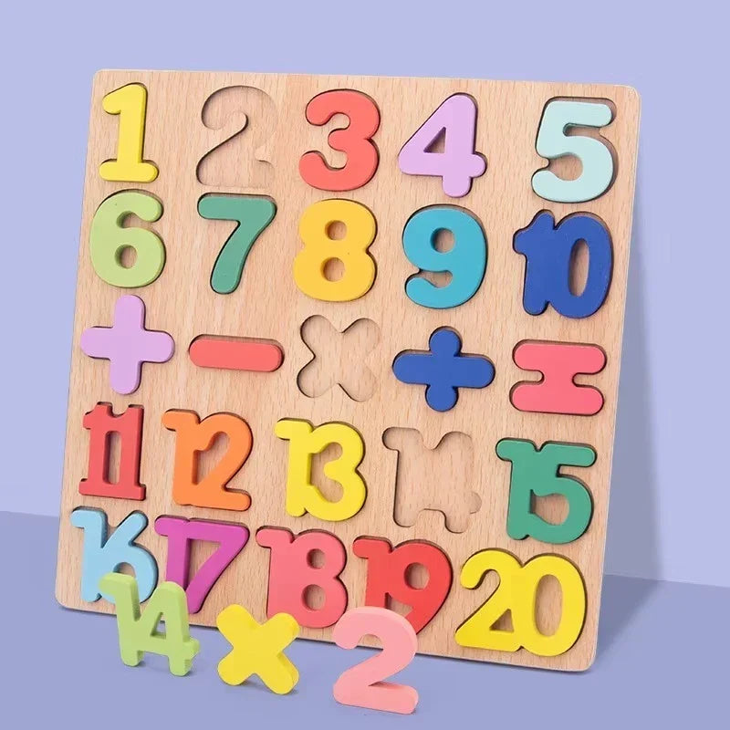 Kit 2 Tabuleiros Educativos Pedagógicos | Alfabeto, Números e Formas Geométricas para Crianças – Brincaae