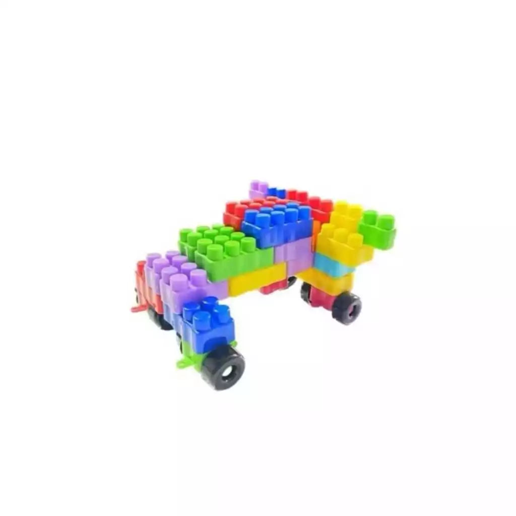 Blocos de Montar 280 Peças com Caminhãozinho | Brinquedo Educativo Criativo para Crianças – Brincaae