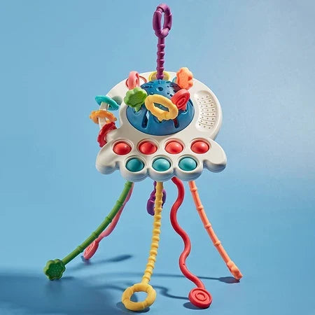 Brinquedo Sensorial Montessori 6 Lados | Cubo de Atividades Educativo para Crianças 3+ – Brincaae