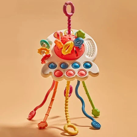 Brinquedo Sensorial Montessori 6 Lados | Cubo de Atividades Educativo para Crianças 3+ – Brincaae