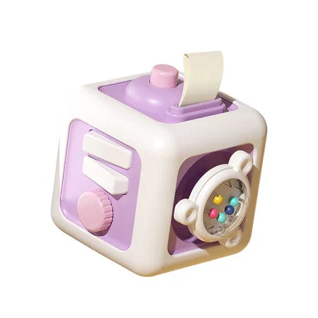 Brinquedo Sensorial Montessori 6 Lados | Cubo de Atividades Educativo para Crianças 3+ – Brincaae